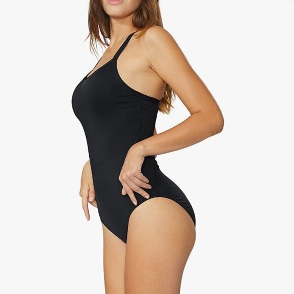 BALEAF Women's Athletic Training Adjustable Strap One Piece Swimsuit, SMALL - Picture 5 of 9